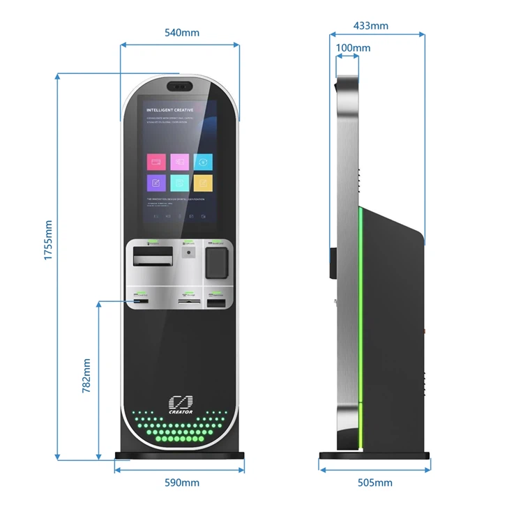 Hotel Check-in Kiosk / Telecom Card Self-service Terminal