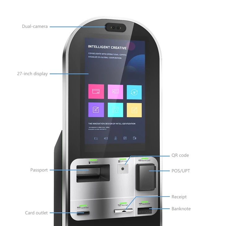 Hotel Check-in Kiosk / Telecom Card Self-service Terminal